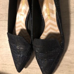 Beya Metallic Weave flat